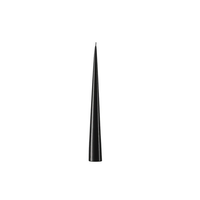 Cone Candle Black Lacquer