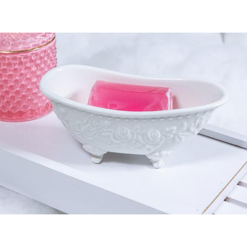 Abbott Embossed Bathtub Soap Dish