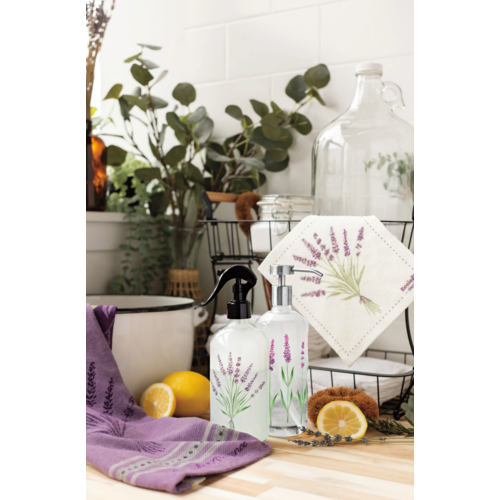 Now Designs Lavender Glass Soap Pump