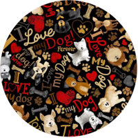 Jar Opener Silicone I Love Dogs