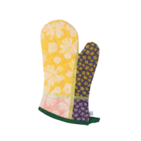 Oven Mitt Set Jacquard Full Bloom