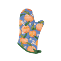 Oven Mitt Set Peaches