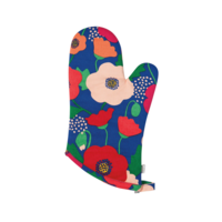 Oven Mitt Set Poppy
