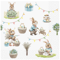 Napkin Lunch Paper Bunny Joy