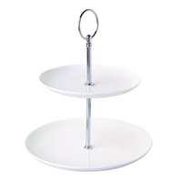Cake Stand 2 Tier Bone China