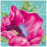 Napkin Cocktail Paper Joleen Turquoise