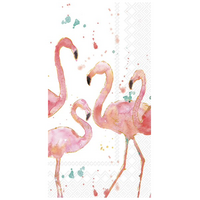 Napkin Guest Paper Flamingo Fever