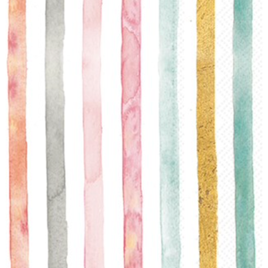 IHR Napkin Guest Paper Flamingo Stripe