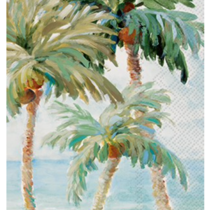 IHR Napkin Guest Paper Palms in Paradise