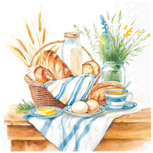IHR Napkin Lunch Paper Breakfast Time