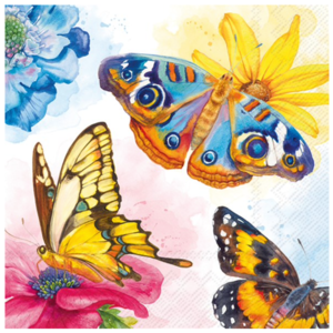 IHR Napkin Lunch Paper Garden Beauties
