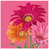 Napkin Lunch Paper Joyful Gerbera Pink