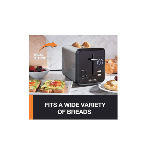 Krups KRUPS Digital Stainless Steel 2-Slot Memory Toaster
