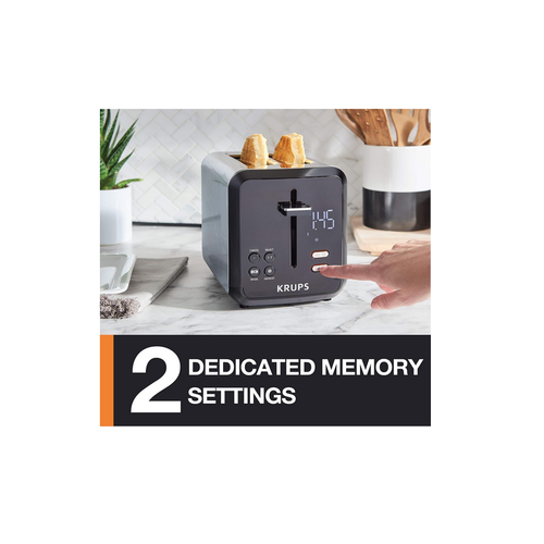 Krups KRUPS Digital Stainless Steel 2-Slot Memory Toaster