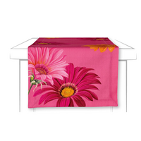 Table Runner Joyful Gerbera Pink