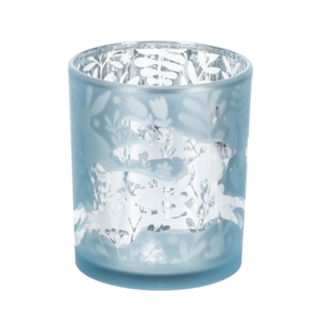 Ganz Votive Candle Holder Etched Bunny Floral