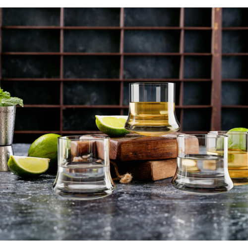 Final Touch Revolving Shot Glass Set of 4