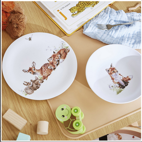 Wrendale Wrendale Woodland Animals Plate & Bowl Set