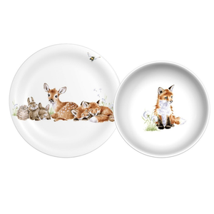 Wrendale Wrendale Woodland Animals Plate & Bowl Set