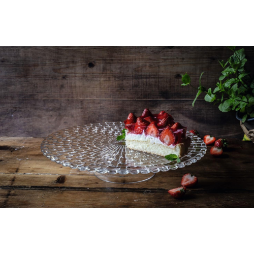 Nachtmann Bossa Nova Tea Time Cake Plate with Dome