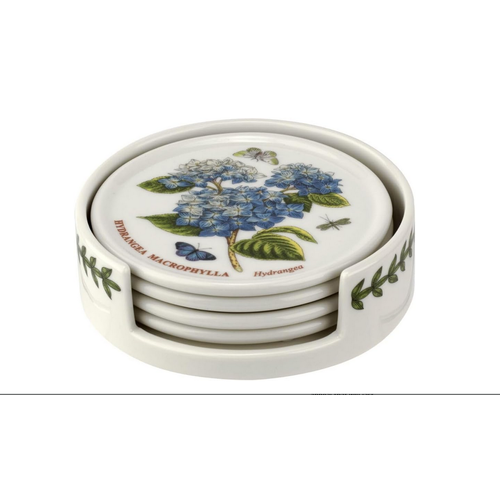 Botanic Garden Botanic Garden Round Coasters Set of 4 with Holder