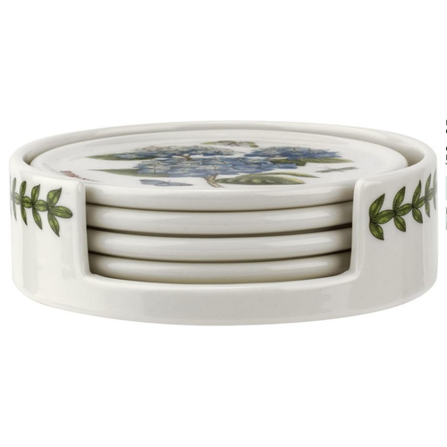 Botanic Garden Botanic Garden Round Coasters Set of 4 with Holder