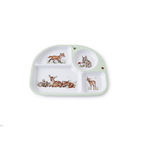 Wrendale Wrendale Woodland Animals Divided Plate & Bowl Set