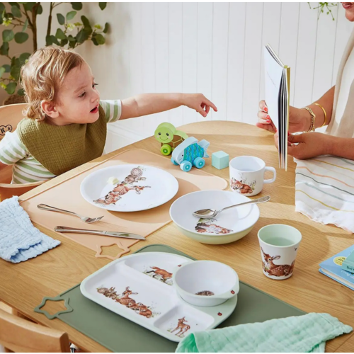 Wrendale Wrendale Woodland Animals Divided Plate & Bowl Set