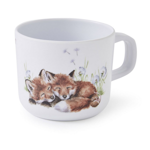Wrendale Wrendale Handled Cup Little Wren Foxes 7oz