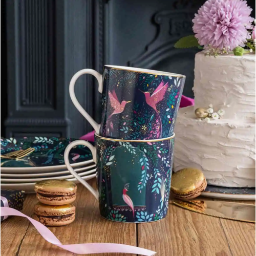 Portmeirion Mug Sara Miller Hummingbird Paradise