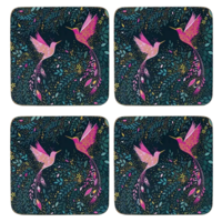 Coasters Sara Miller Hummingbird Set of 4