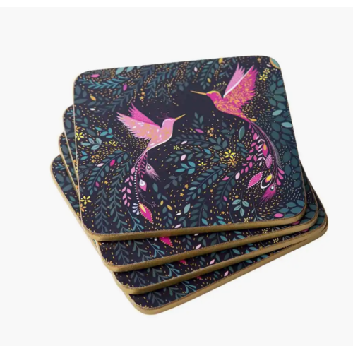 Pimpernel Coasters Sara Miller Hummingbird Set of 4