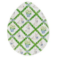 Egg Plate Boxwood Trellis