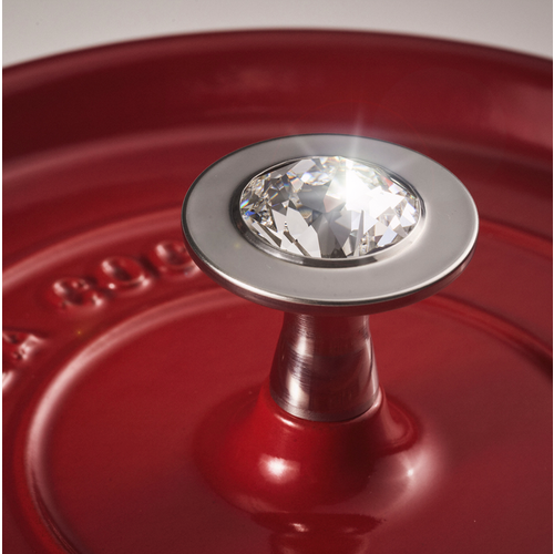 Staub Knob Adorned With Crystal By Swarovski Staub