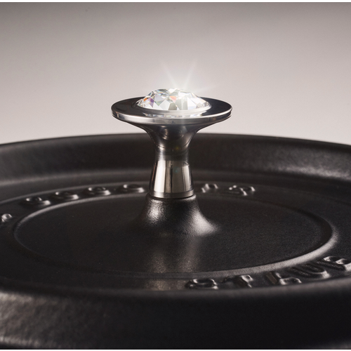 Staub Knob Adorned With Crystal By Swarovski Staub