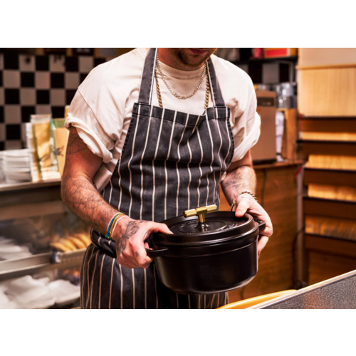 Staub Knob T-Bar Brass Staub