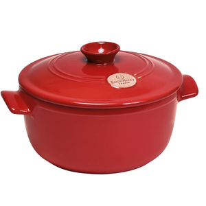 Emile Henry Emile Henry Round Stewpot Grand Cru Red 2.5L
