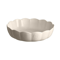 Emile Henry Madeleine Round Dish Argile