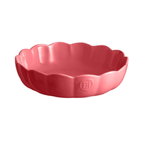 Emile Henry Madeleine Round Dish Rose Candy