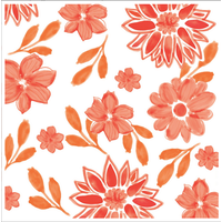 Napkin Dinner Paviot Maxi Fleur Rouge