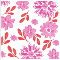 Napkin Cocktail Paviot Maxi Fleur Rose