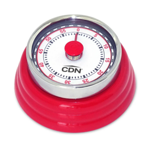 CDN Compact Mechanical Timer Red