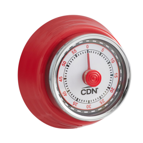 CDN Compact Mechanical Timer Red