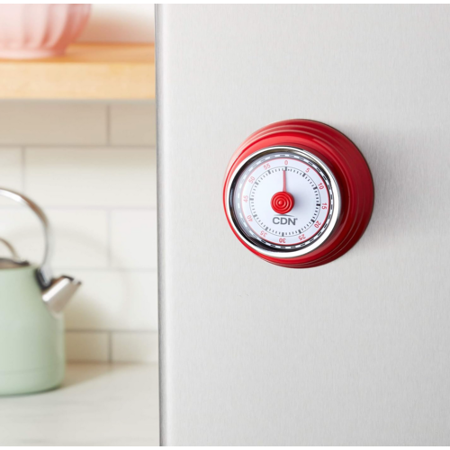 CDN Compact Mechanical Timer Red