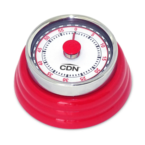 CDN Compact Mechanical Timer Red