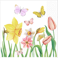 Napkin Lunch Paper Butterfly Meadow