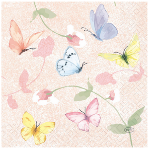 Napkin Cocktail Paper Sweet Peach