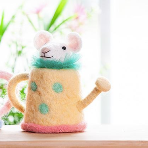 Abbott Mouse in Watering Can Abbott Mouse in Watering Can