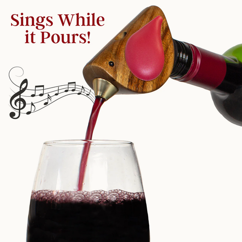 Totally Bamboo Songbird Bottle Pourer Red
