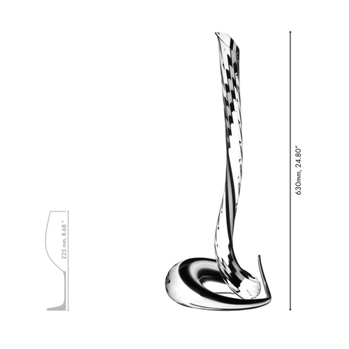 Riedel Decanter Cobra White and Black